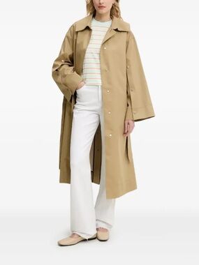 NWOT*Day Birger Et Mikkelsen belted button-cuff coat